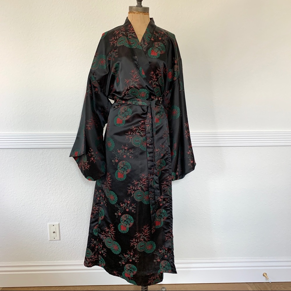 Vintage Authentic Oriental Kimono Robe One Size